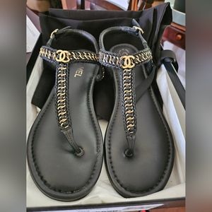 Chanel sandals size 39.5